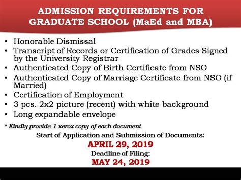 cvsu requirements for honorable dismissal.
